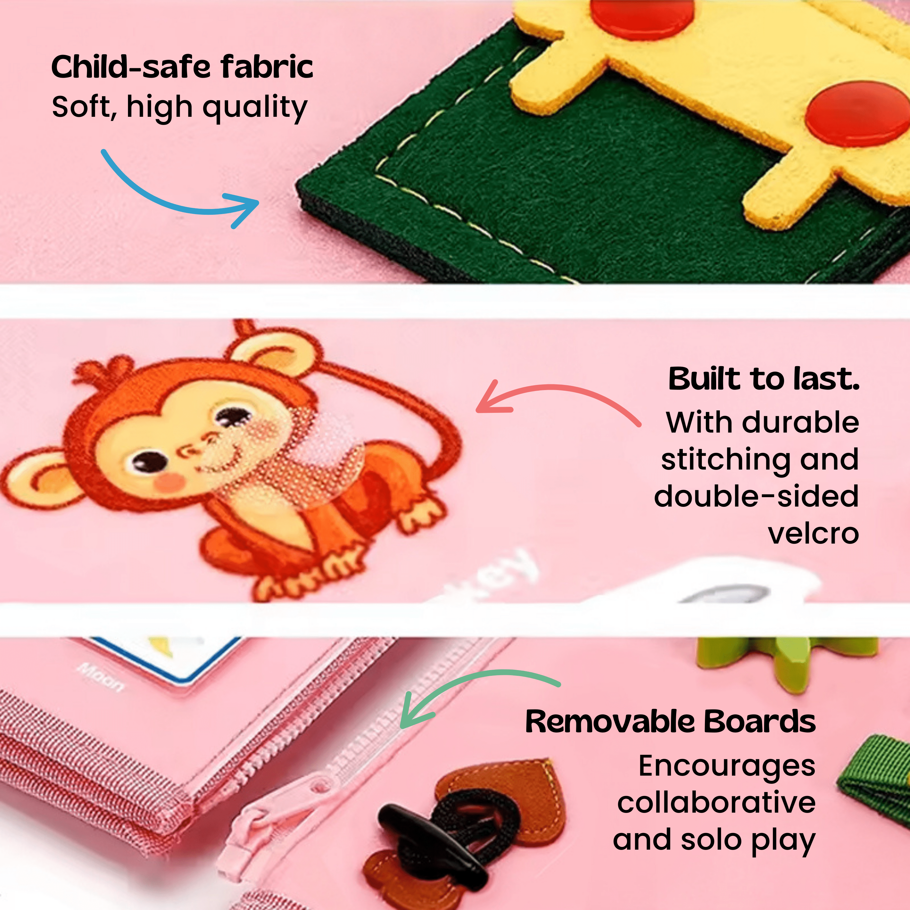 Toddlr™ | Sensory Learning Busy Board